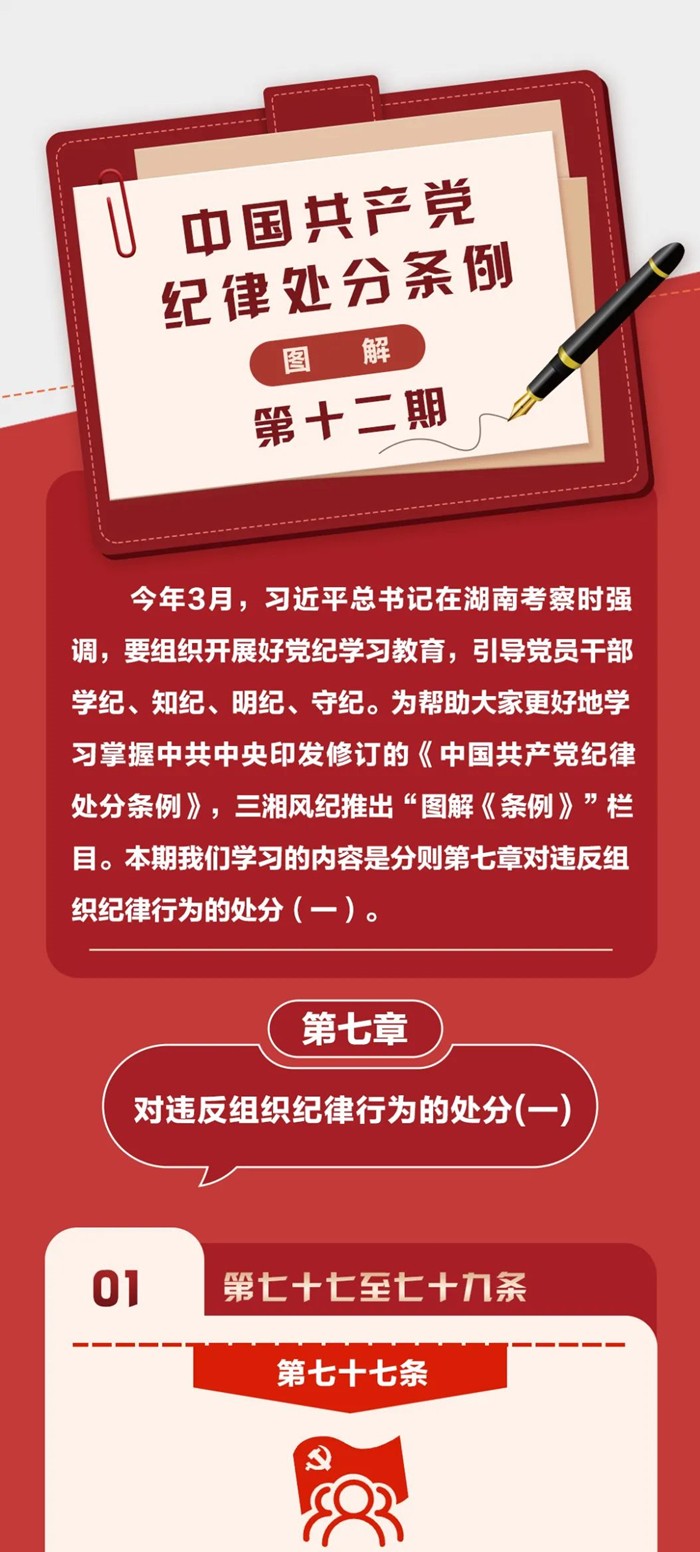 圖解《中國(guó)共產(chǎn)黨紀(jì)律處分條例》?
