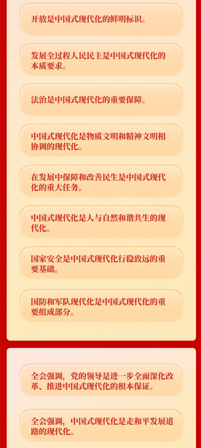 黨的二十屆三中全會公報一圖讀懂